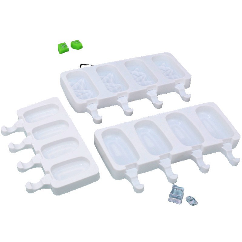Menglong ice cream mold, ice cream mold, Popsicle stick shape, food-grade silicone ice cream, ice cream, cheese jelly Specification image