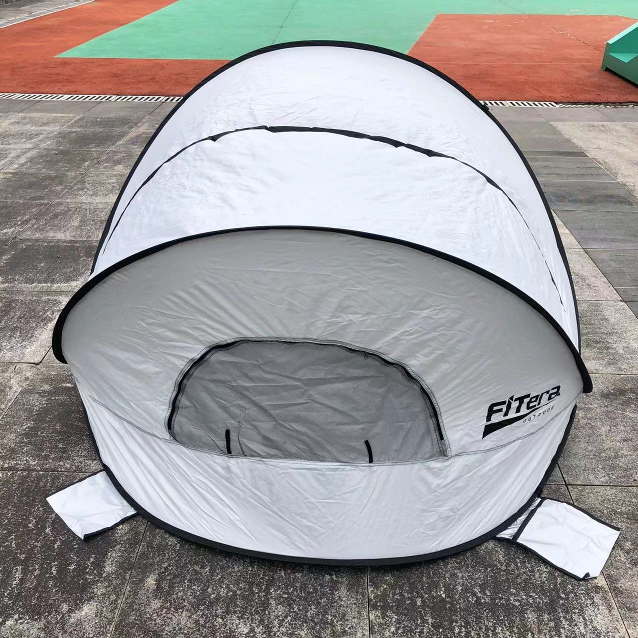 沙滩帐篷防晒防风玩水天幕全自动速开郊游用品小户外折叠遮阳野营产品图
