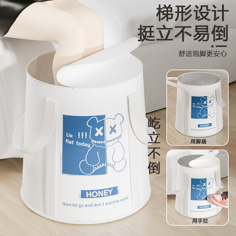 梯形设计泡脚桶主体一次性足疗桶套塑料盆