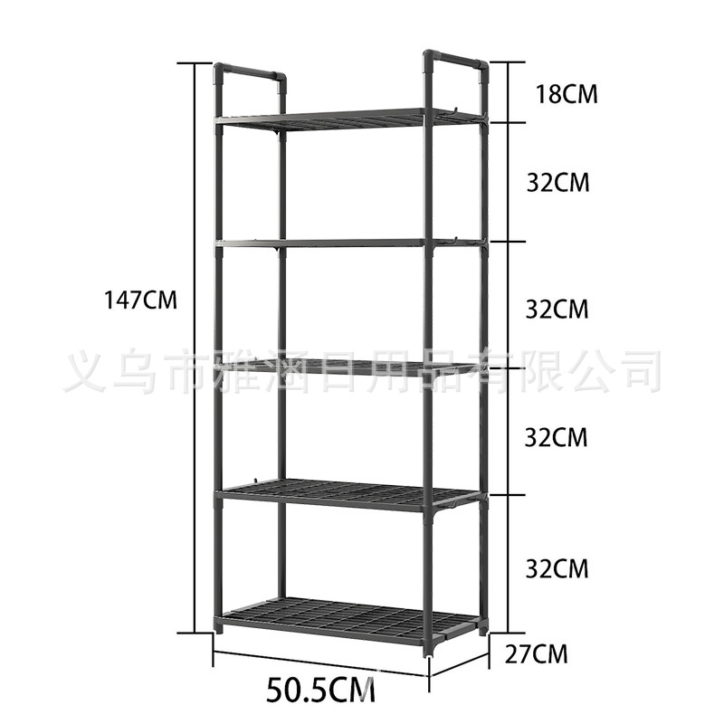 货架/居家收纳用品/置物架/餐具/置物架小推车白底实物图