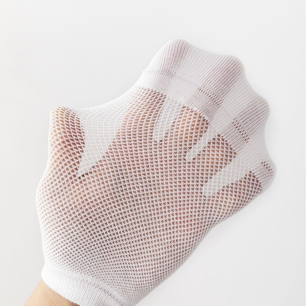 Factory direct sales summer mesh men's quality silicone anti-drop shallow mouth invisible socks men's socks Specification image