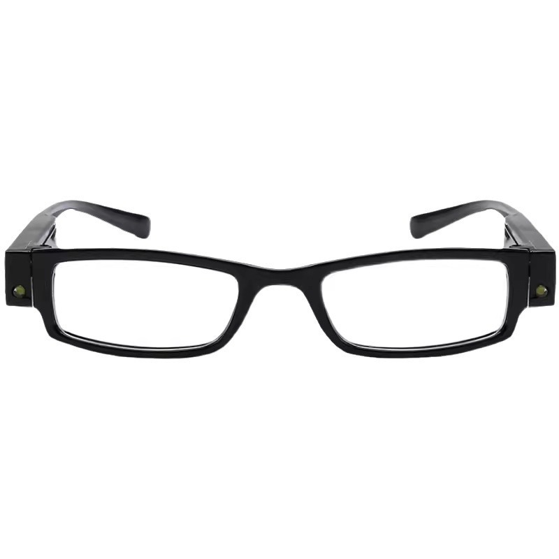 New manufacturer's in-stock simple reading glasses with lights, high-definition lens lighting, multi-functional, unisex, lightweight Item Picture