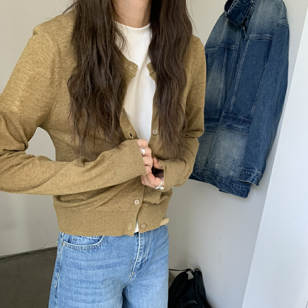 Wensen online's 13th Row Korean Tencel knitted cardigan for Women's Spring New single-breasted coat 92312 Application Scenario