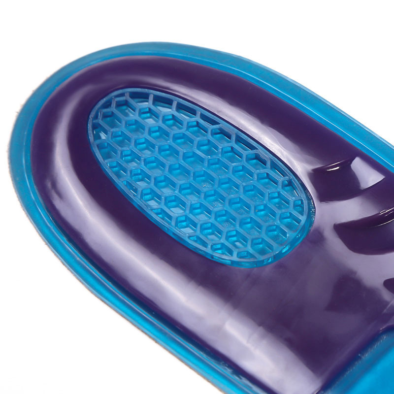 TPE gel full insole, two-color soft, high-elasticity, shock-absorbing, pressure-relieving, anti-wear, anti-slip, massage-cut whole insole Item Picture