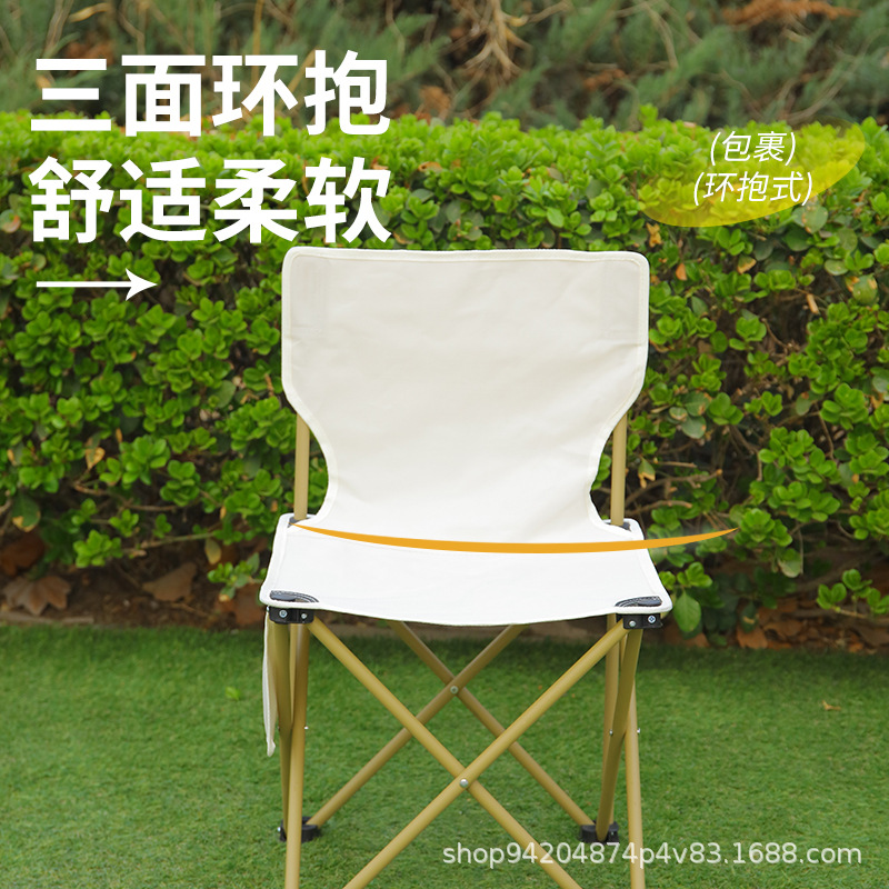 Outdoor folding table, egg roll table, portable camping table and chair set, picnic chair complete set of equipment and supplies Application Scenario
