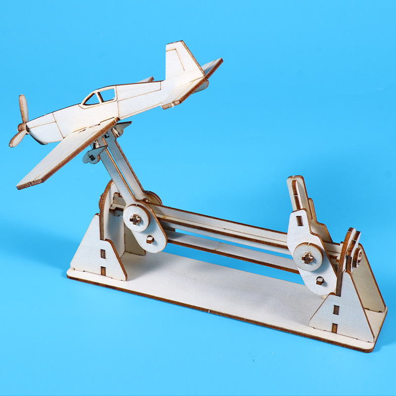 Simulation aircraft piloting physical science experiment model material package, small science and technology production, educational toys set Specification image