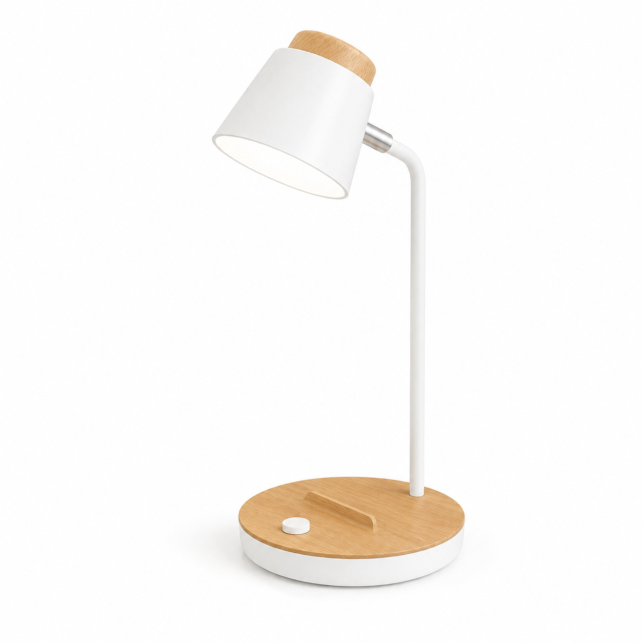 PSE japonés transfronterizo imitación de grano de madera aprender cuidado de los ojos lámpara de mesa nórdico retro viento infinito dimmer led lámpara de ambiente de cabecera Item Picture