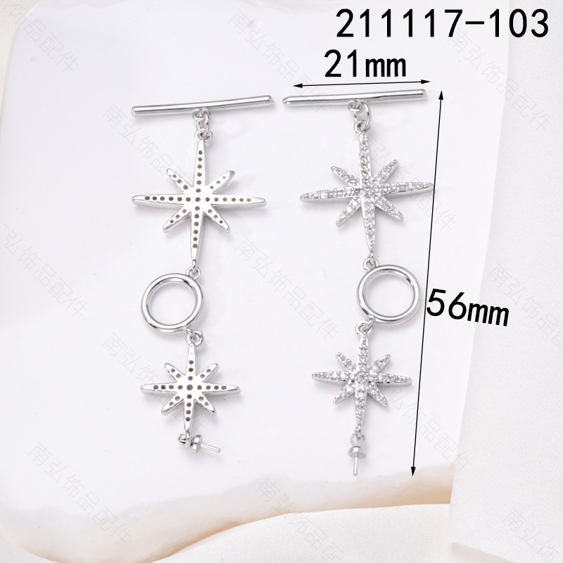 Pearl necklace buckle, octagonal ot buckle, chain buckle, sweet ending connection buckle, sweater chain, diy accessory Application Scenario