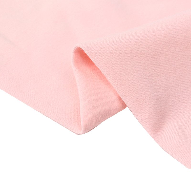 40S双面棉毛汗布婴儿睡衣抱被精梳棉毛布双面针织弹力家居服面料