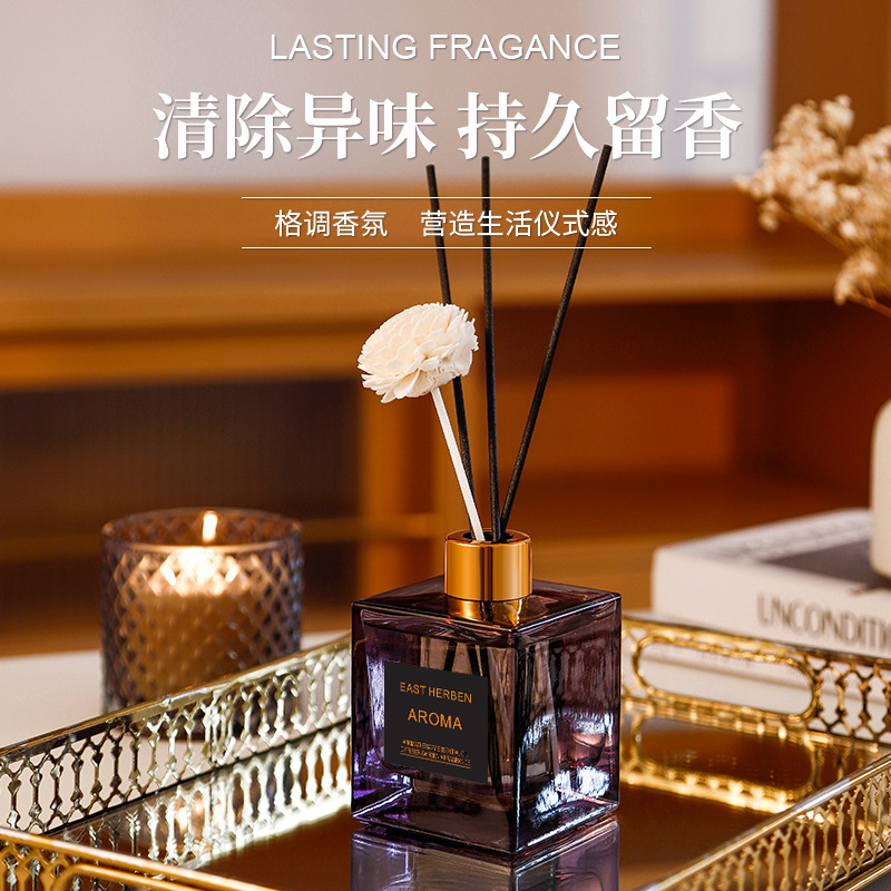 栀子花香薰200ML大容量无火香薰客厅厕所除异味香氛空气清新剂批细节图