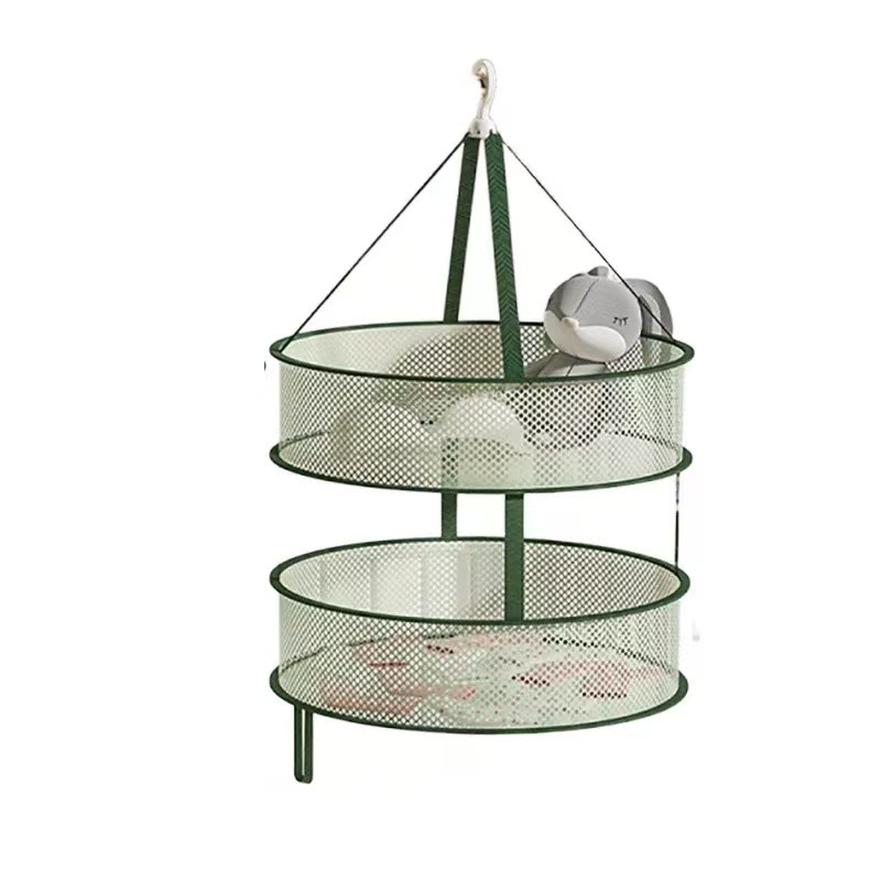 晒衣篮晾衣网家用晾晒神器晒袜子毛衣内衣防变形平铺网兜晾晒网白底实物图