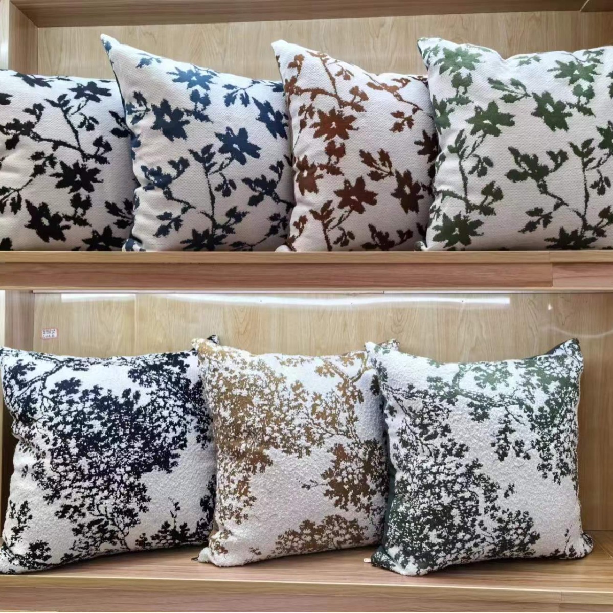 跨境仿羊绒提花轻奢抱枕套沙发靠枕靠垫套现代轻奢美式风抱枕批发