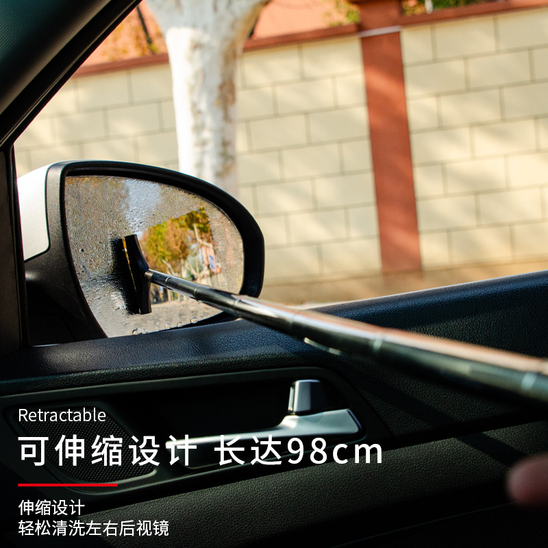 多功能汽车后视镜伸缩刮水神器雨刷器洗车窗前挡风玻璃防雨清洁刷细节图