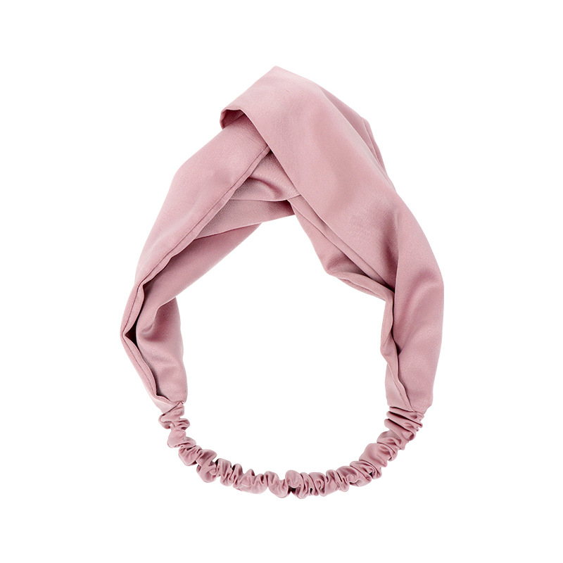 Silk-like hair accessories, face-washing, hair-drying headwear, fabric hair accessories, handcrafted hair accessories for hair-drying Item Picture