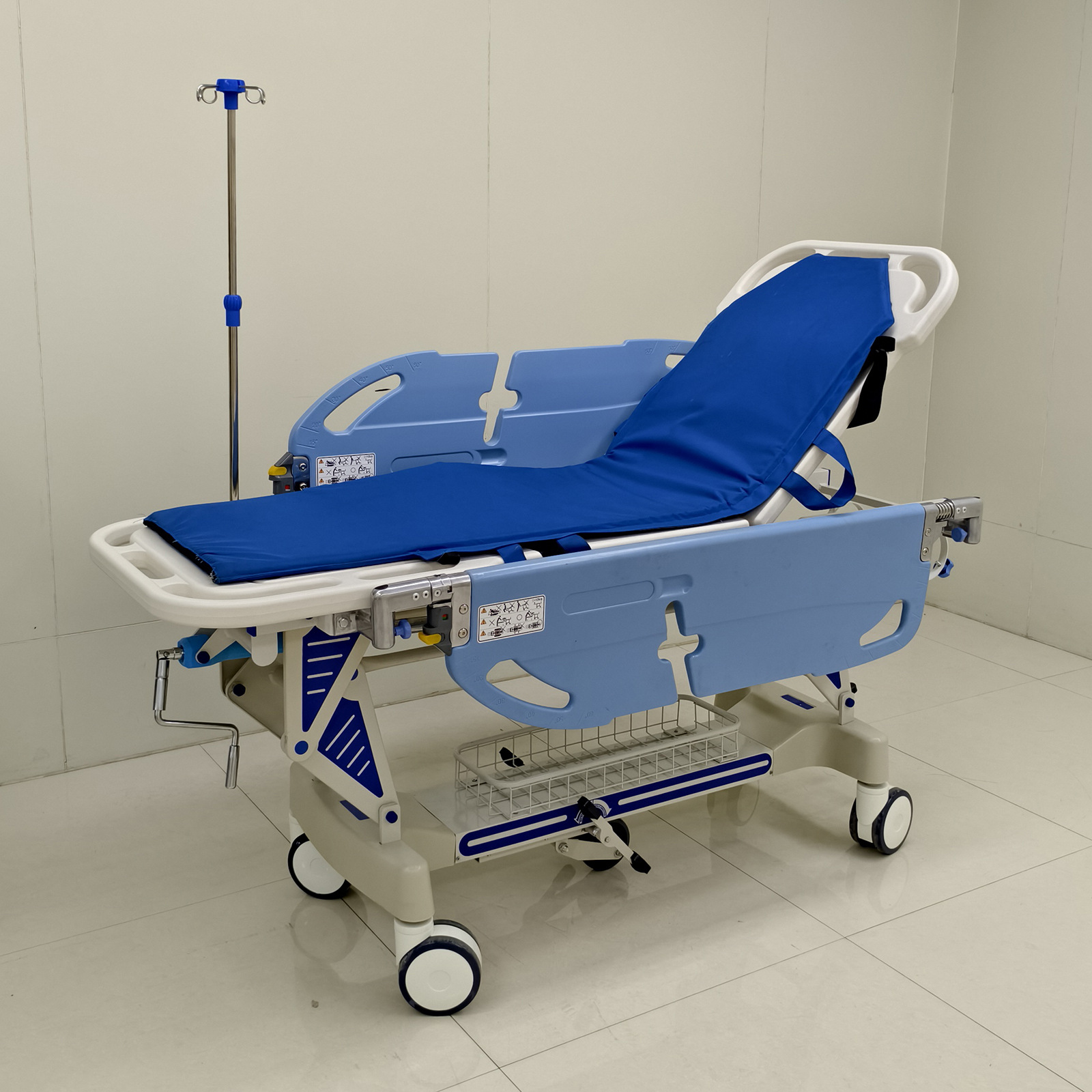 Cross-border exclusive supply of Miko ABS medical transfer vehicle, stainless steel stretcher vehicle, outpatient surgical moving bed, rescue vehicle Specification image