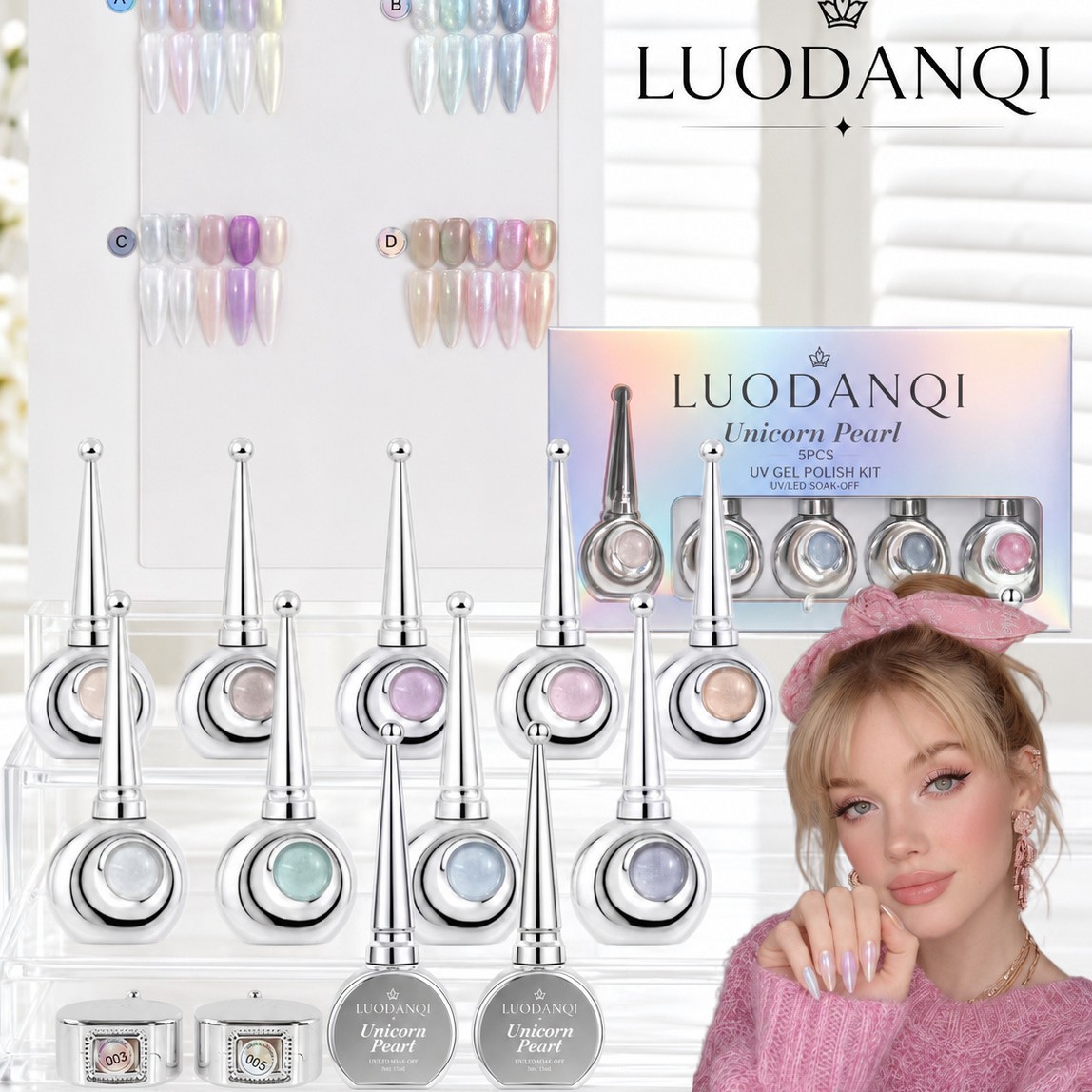 Cross-mirror Mermaid Nail Polish Gel 20-color Ocean Series Dreamy Nail Polish Baking Lamp Series Factory Direct sales for Nail art