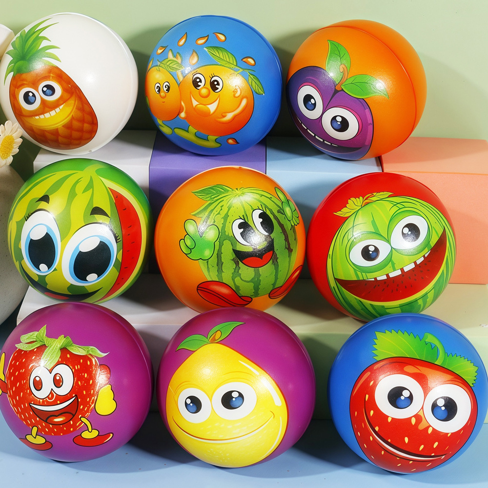 6,3 padre-hijo interactivo pu sponge stretch ball deportes para niños bola de presión futbol piel bastón tenis tipo juguetes baloncesto Application Scenario