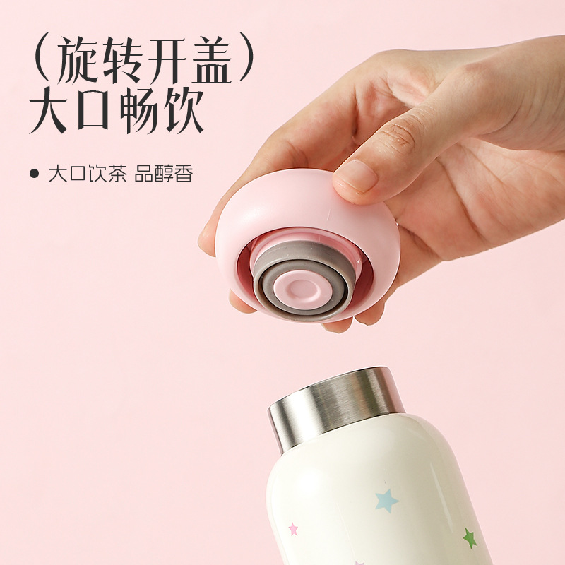 The new Xile Daoqi insulated cup and water cup for both boys and girls, with a high level of appearance, is a light luxury and compact pocket cup for students Application Scenario