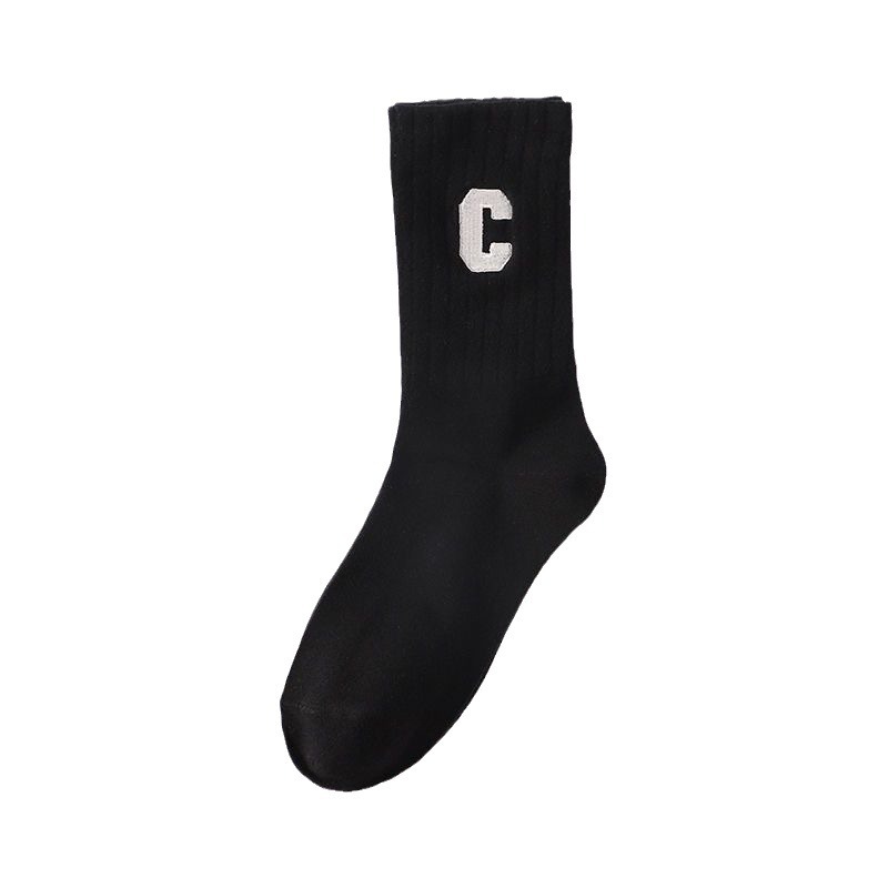 Men's mid-length socks for autumn and winter are trendy and versatile. Factory direct sales of anti-odor men's socks for basketball Item Picture
