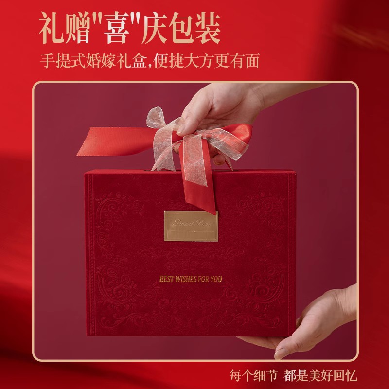 A high-end and practical thermos cup gift box for newlyweds and friends. An engagement gift for best friends as a souvenir Application Scenario