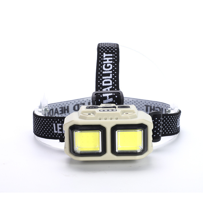 PLD Amazon rechargeable LED headlight, high-intensity long-lasting outdoor light, waterproof head-mounted sensor fishing headlight Specification image