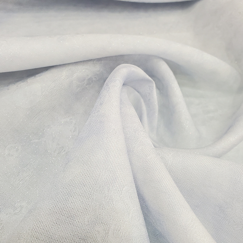 New Chinese-style outerwear shirt for women, light Chinese style satin jacquard fabric, silk fabric for spring and summer dress clothing Application Scenario