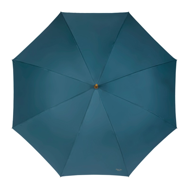 Wholesale of Xingbao's new long-handled straight-bar business umbrella with 8-bone, 27-inch sunshade, wooden handle and copper base Item Picture