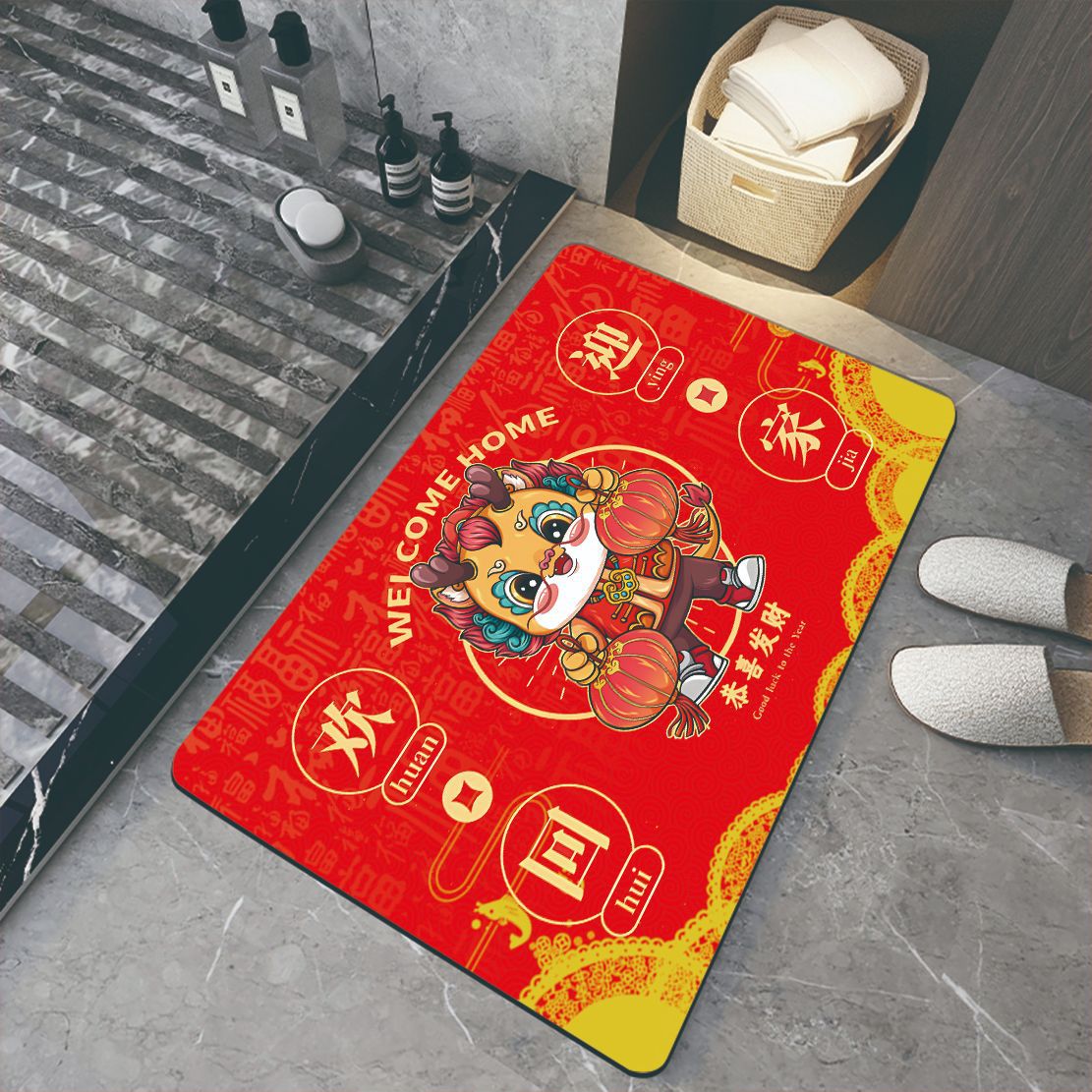 家用地毯实物图