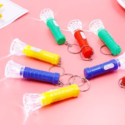 The portable flashlight keychain comes with a small battery and a replaceable electronic mini LED flashlight Application Scenario