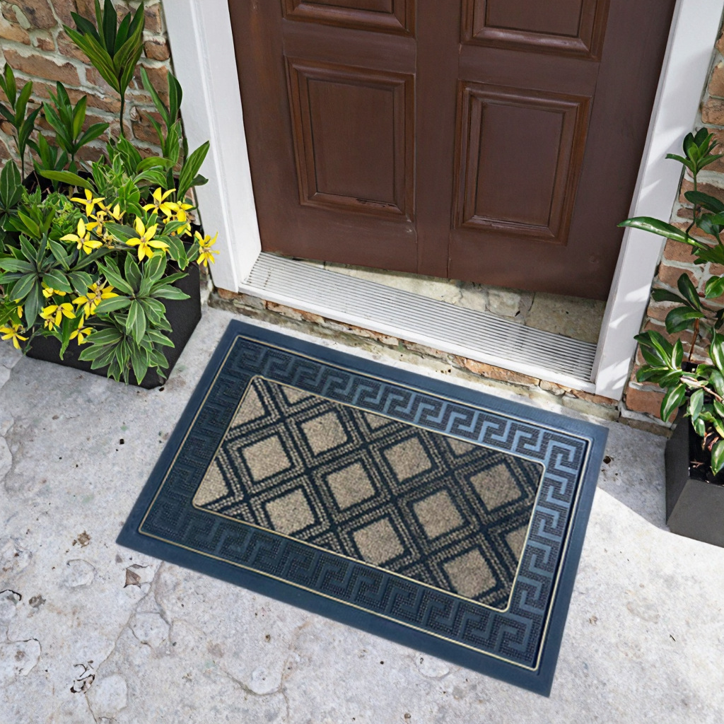 Cross-border PVC injection molded floor MATS, household wear-resistant, scratch-resistant and anti-slip foot MATS, door entrance, foyer and living room carpets, export MATS Specification image