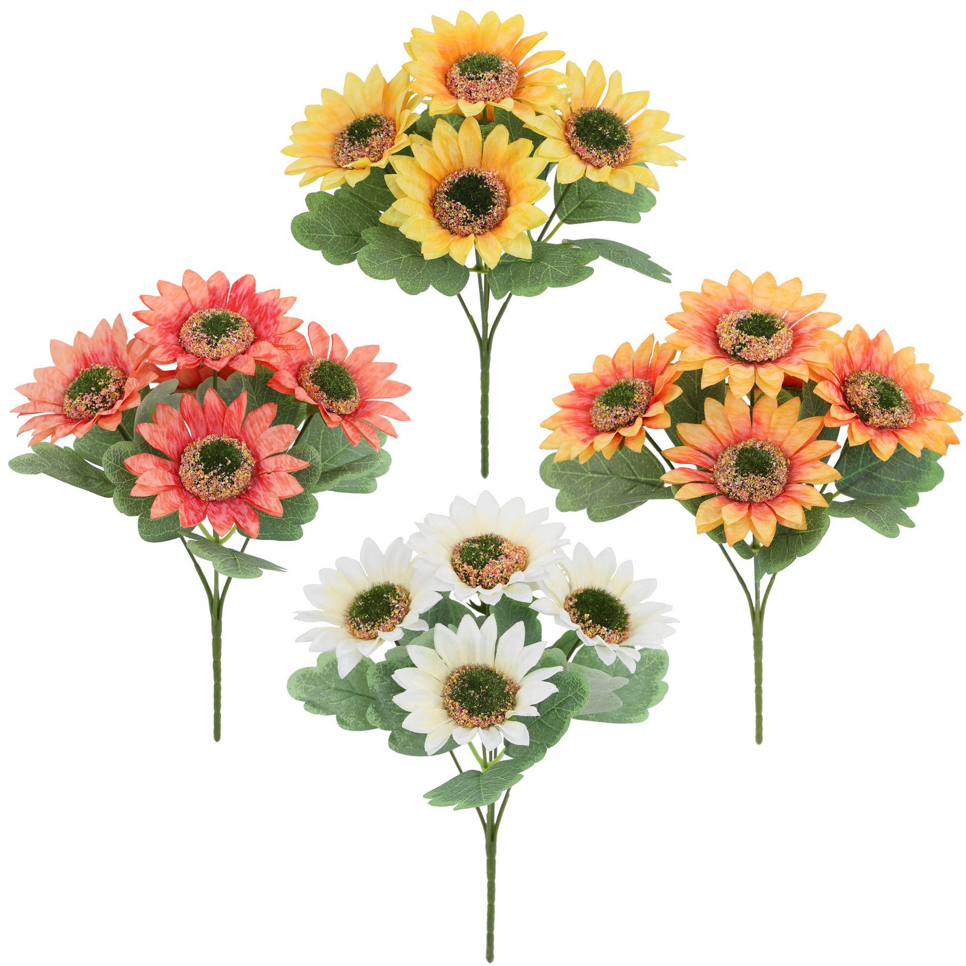 厂家批发小太阳花仿真花向日葵婚庆婚礼拍摄道具家居墙面装饰摆件