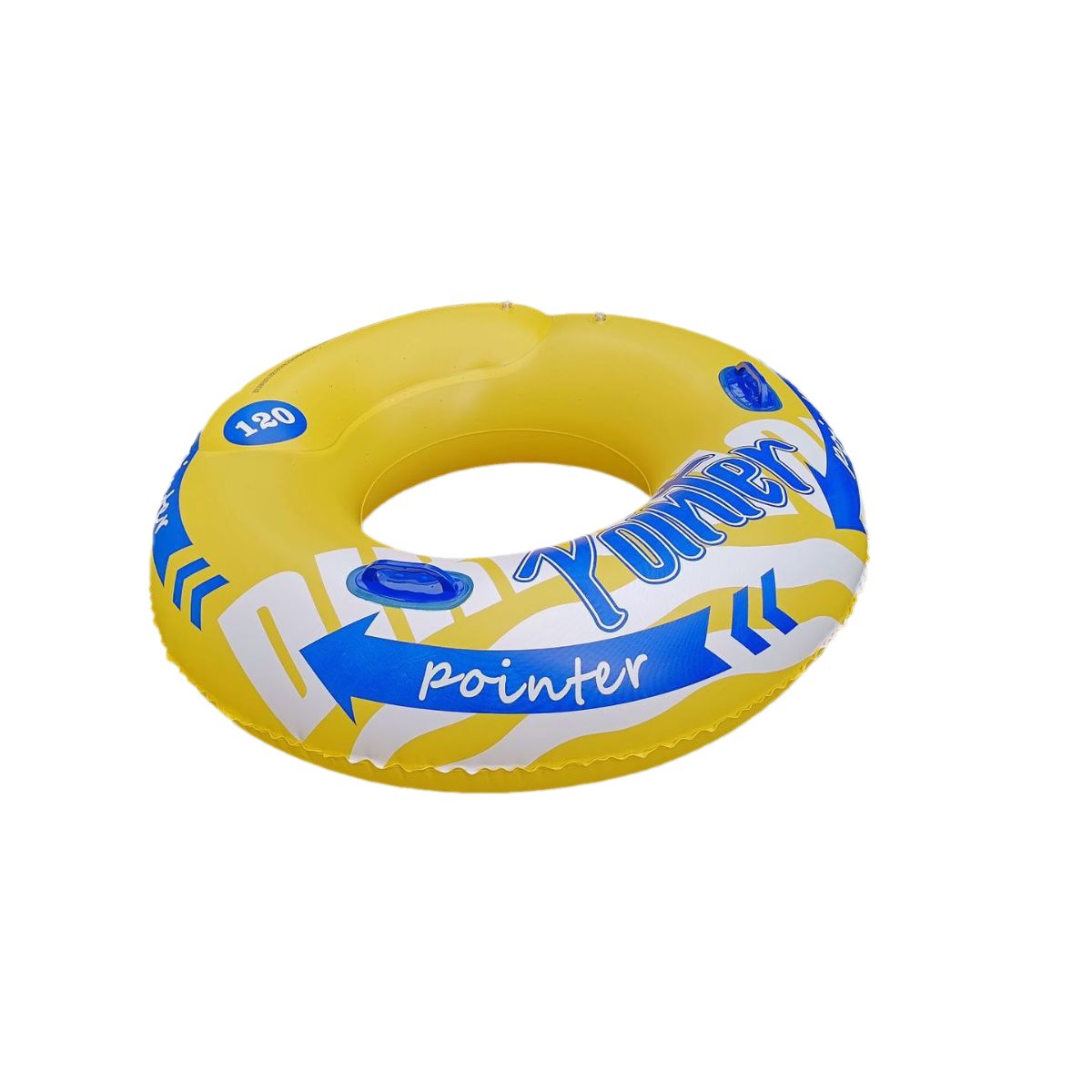 New dual-airbag thickened handlebar swimming ring, adult enlarged and thickened armpit life buoy float, PVC inflatable swimming ring Item Picture