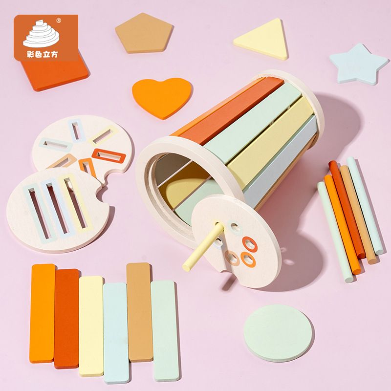 几何形状套柱实物图