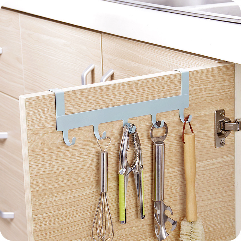 Student dormitory clothes hanger, wardrobe door behind, bedside clothes hanger, upper bunk storage rack, cabinet door hook Application Scenario