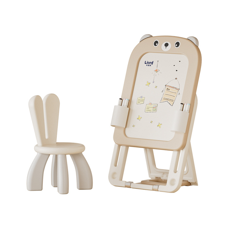 Le Ying Fang children's drawing board, magnetic graffiti board, stand type, home drawing, multi-functional toy, small blackboard, writing board Item Picture