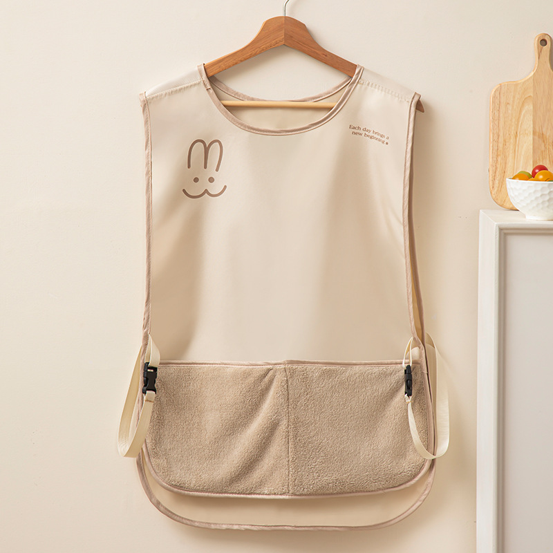 Apron kitchen household waterproof, oil-proof, washable hand vest sleeveless cover, high-end work clothes for dining and cooking Application Scenario