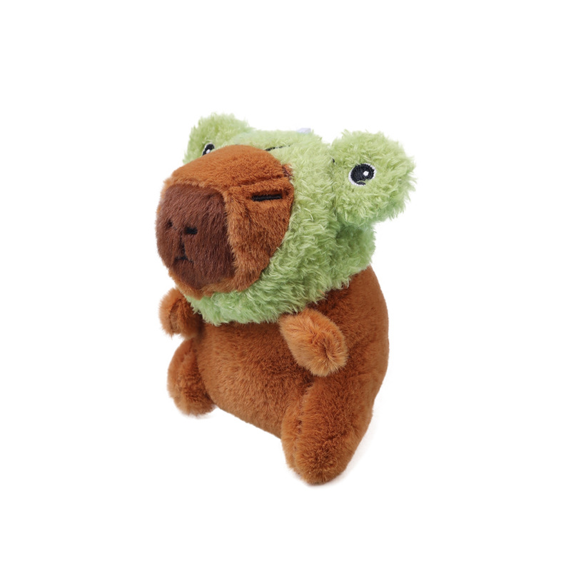 Cute Kapibala dolls, plush keychains, water guinea pig backpacks, pendants and ornaments, doll figurines, night market stalls Item Picture