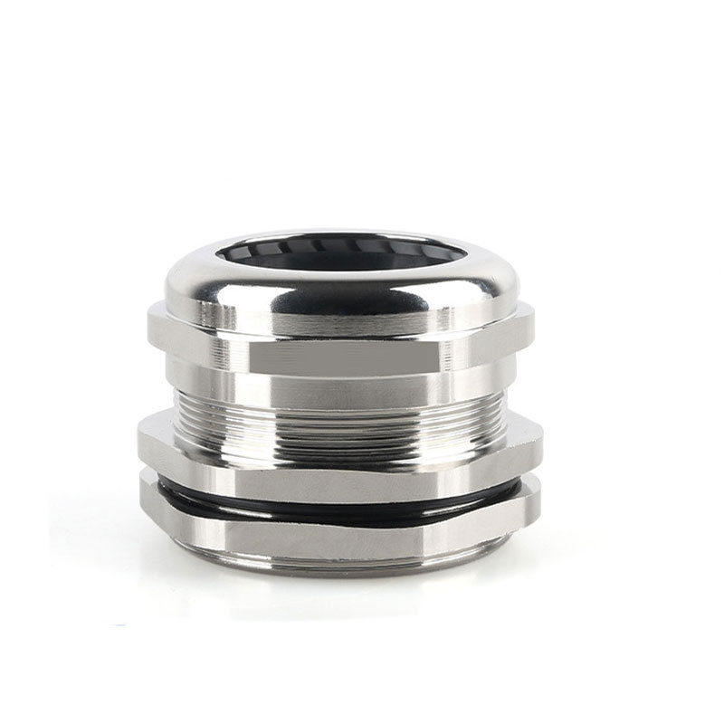 Factory direct supply of pg type custom gran head brass nickel-plated metal waterproof connector for metal cables Item Picture