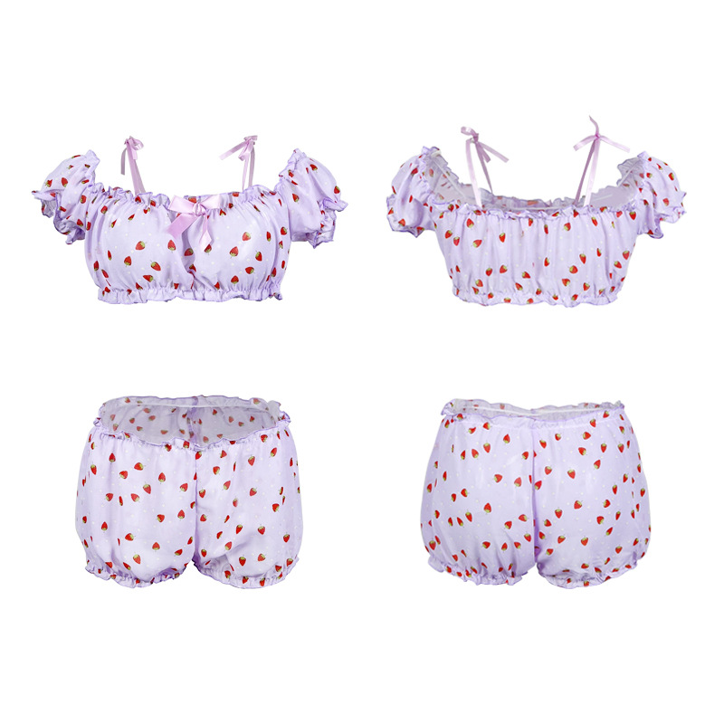 吊带裙女露背性感/裙子/洛丽塔/吊带白底实物图