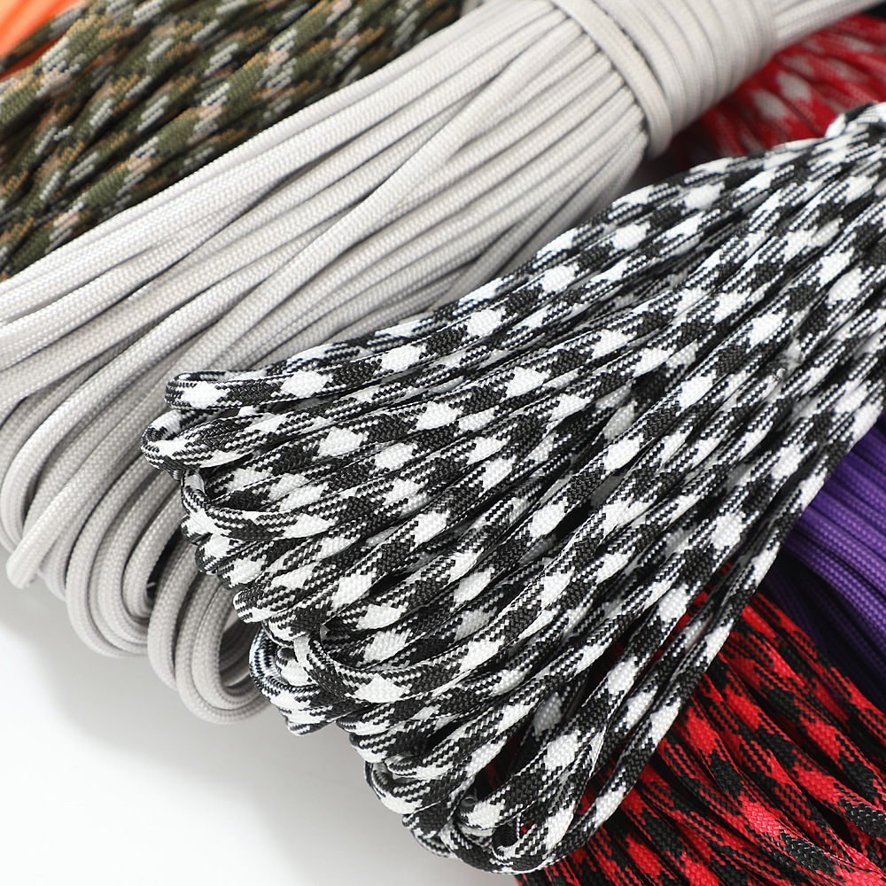 Seven-core umbrella rope, outdoor multi-functional mountain climbing traction and life-saving safety rope, 4mm polyester braided rope manufacturer wholesale Application Scenario