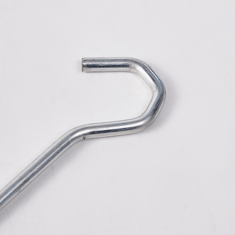 Outdoor canopy tent ground nails, camping fixed ground nails, 7-shaped and L-shaped ground nails, camping tent accessories, iron ground nails wholesale details Picture