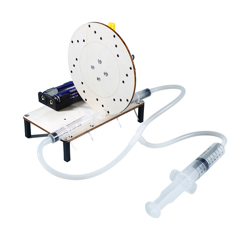 DIY wooden brake disc system technology creation small invention student handcrafted scientific experiment Brake model toy Item Picture