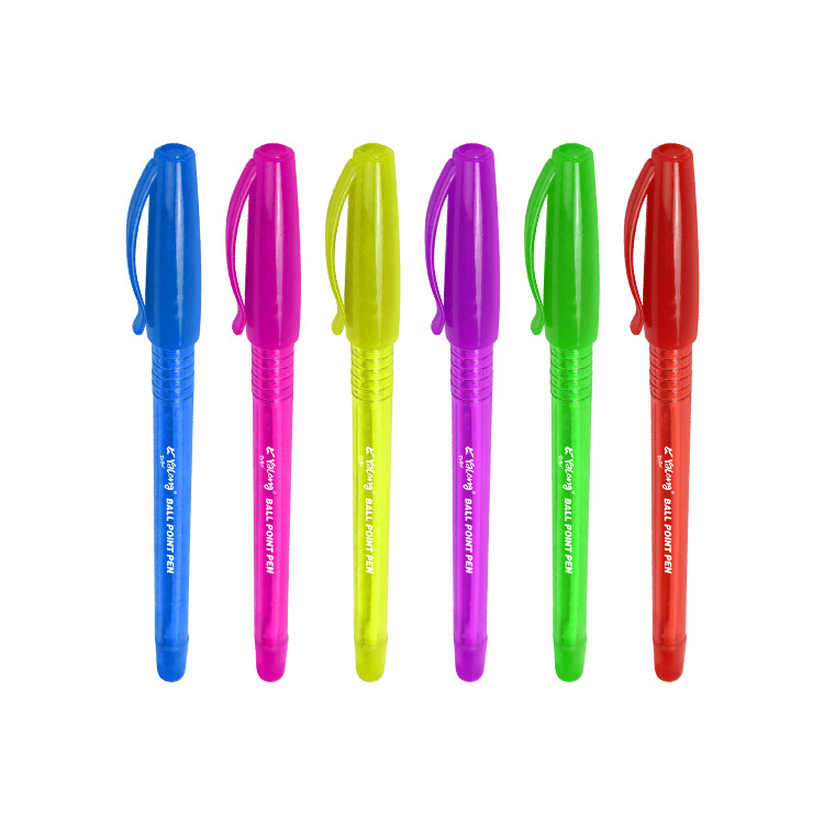 Yalong Cross-border best-selling high-quality ballpoint pens, colored ballpoint pens for office use details Picture