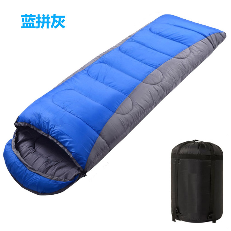 Envelope-style camouflage outdoor sleeping bags for spring, summer, autumn and winter, camping sleeping bags, outdoor adult cotton sleeping bags details Picture