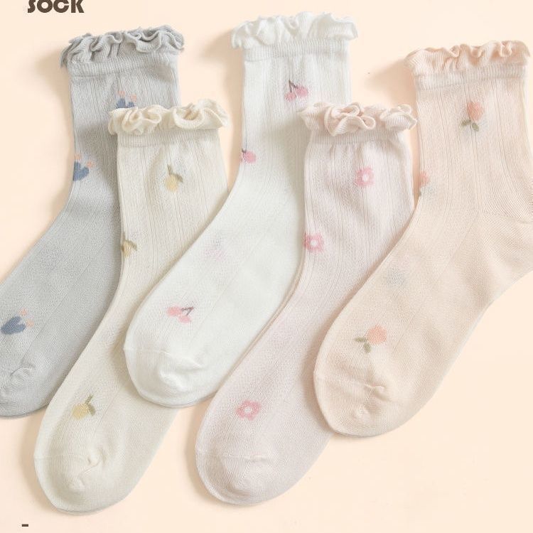 Postpartum socks, spring and summer loose-fitting pure cotton summer thin long calf maternity socks, summer mid-calf socks for new mothers Application Scenario