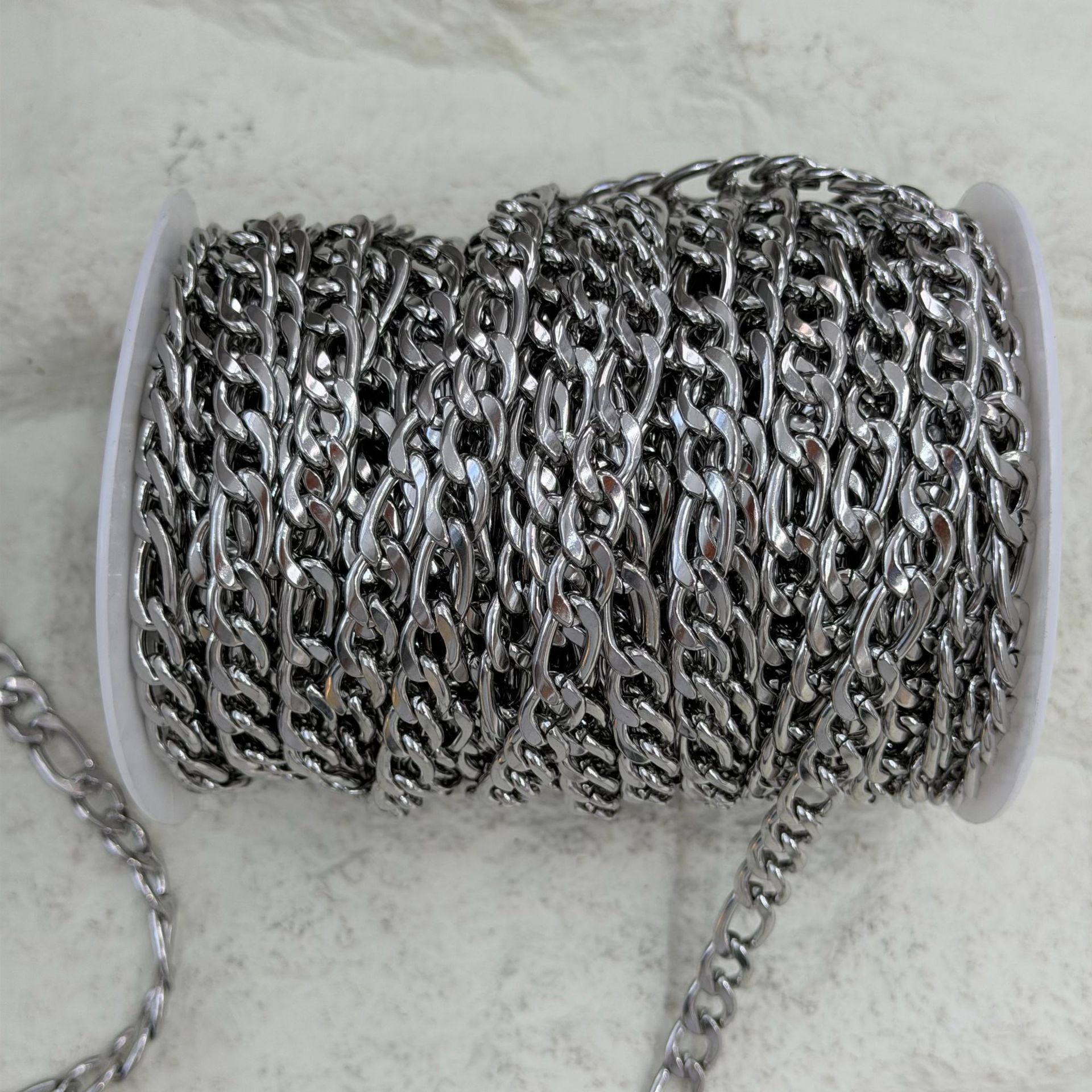 NK3:1 stainless steel jewelry chain diy accessories, roll necklaces, bracelets, bare chains wholesale