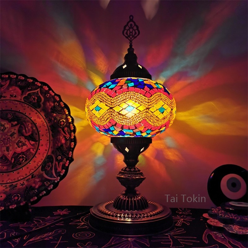 彩色马赛克灯炫彩烟花泡泡机足球灯 亲子互动派对装饰品