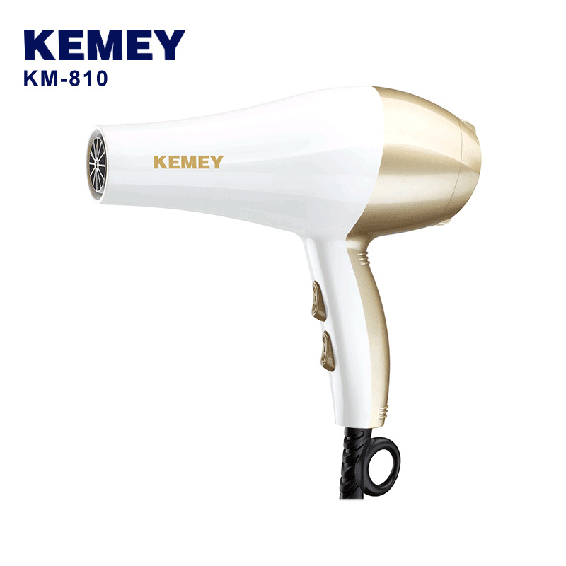 科美电吹风大功率冷热风负离子静音降噪KM-810发廊家用吹风机