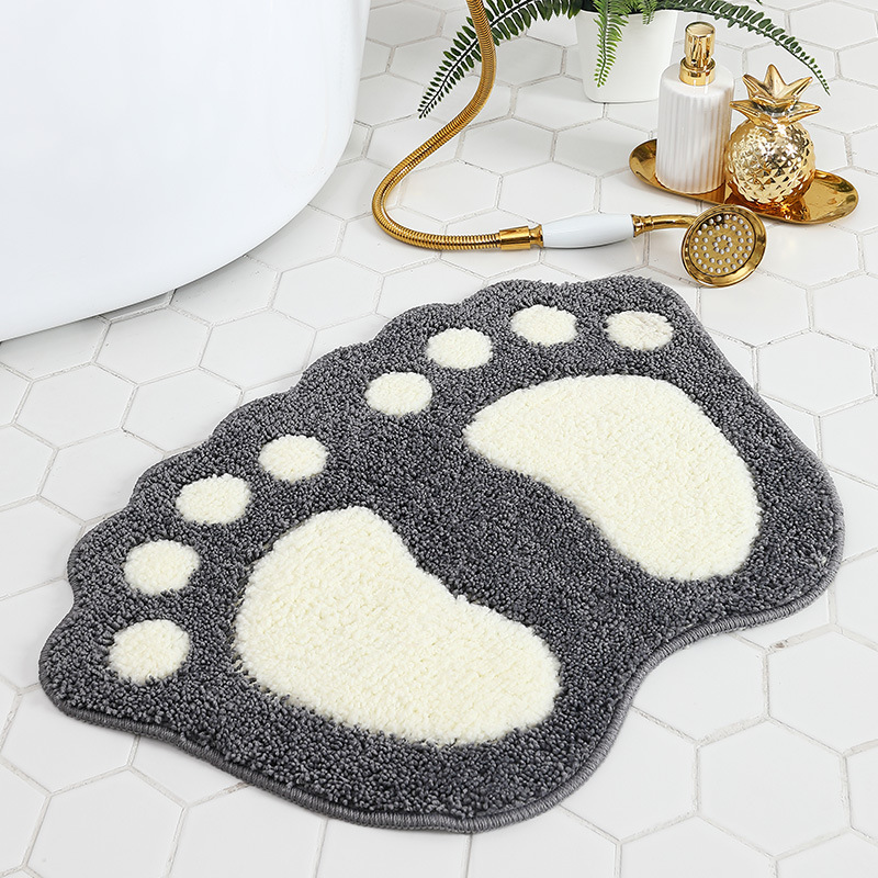 Eco-friendly large foot absorbent floor mat, bedroom door mat, bathroom anti-slip mat, bathroom shower room foot mat Specification image