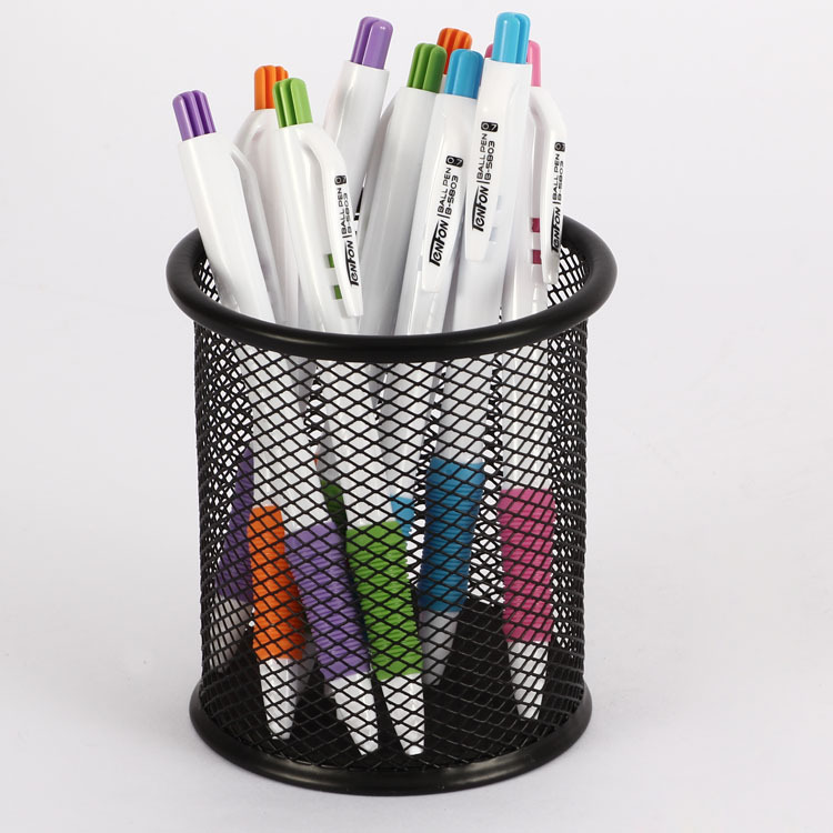 Simple side-jumping office advertising promotion gift pen with white rod 5803 plastic ballpoint pen, easy to write smoothly Specification drawing